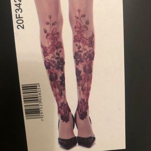 Tattoo effect tights